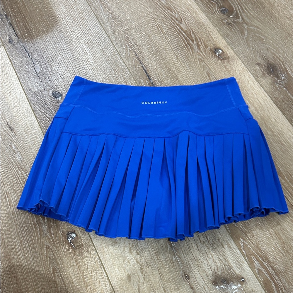 Goldhinge Women's Vibrant Blue Mini Skirt